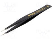 Tweezers; non-magnetic; Blade tip shape: sharp; ESD; 16g BERNSTEIN