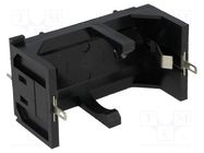 Holder; C,R14; Batt.no: 1; soldering lugs; black; UL94V-0; -30÷70°C BULGIN