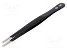 Tweezers; 145mm; Blades: elongated; Blade tip shape: rounded C.K