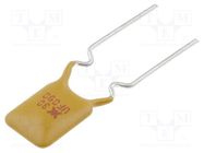 Fuse: PTC polymer; 0.9A; 7.4x12.2mm; 5mm LITTELFUSE