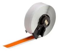 LABEL PRINTER TAPE, 0.5" X 50 , ORANGE