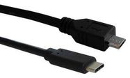 USB CABLE, 2.0 C -MICRO B PLUG, 6.6FT