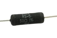 WIREWOUND RESISTOR, 50 OHM, 6.5W, 1%