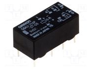 Relay: electromagnetic; DPDT; Ucoil: 5VDC; Icontacts max: 2A; G6A OMRON Electronic Components