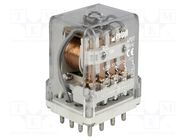 Relay: electromagnetic; 4PDT; Ucoil: 12VDC; Icontacts max: 20A RELPOL