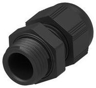 CABLE GLAND, NYLON6, 8MM, BLACK