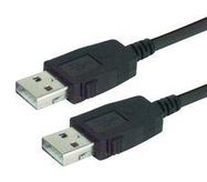 USB CABLE, 2.0 TYPE A PLUG-A PLUG, 3M