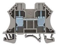 TERMINAL BLOCK, DIN RAIL, 2WAY, 16-6AWG