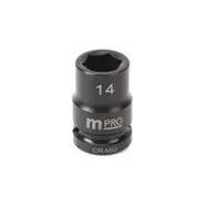 IMPACT SOCKET, 14MM, DRIVE, CR-MO