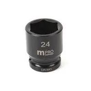 IMPACT SOCKET, 24MM, DRIVE, CR-MO