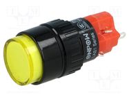 Switch: push-button; Pos: 2; SPDT; 3A/220VAC; 2A/24VDC; ON-ON; IP40 ONPOW