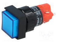 Switch: push-button; Pos: 2; SPDT; 3A/250VAC; 2A/24VDC; ON-(ON) ONPOW