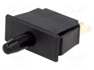 Switch: door; Pos: 2; DPDT; 10A/250VAC; black; Leads: connectors HONEYWELL