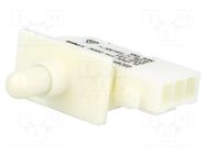 Switch: door; Pos: 2; SPST-NO; 0.5A/250VAC; white; D3D; on panel OMRON Electronic Components
