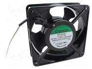 Fan: AC; axial; 230VAC; 120x120x38mm; 119m3/h(±10%); 36dBA; slide SUNON