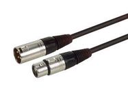 CABLE ASSY, 3P XLR PLUG-RCPT, 25'