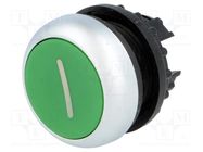 Switch: push-button; 22mm; Stabl.pos: 2; green; none; IP67; flat EATON ELECTRIC