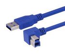USB CABLE/TYPE A-90DEG TYPE B/PL/0.5M