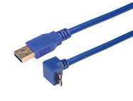 USB CABLE/TYPE A-MICRO 90DEG TYPE B/PL