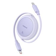 Baseus Free2Pull Mini USB-C to USB-C 60W USB cable, 1m (purple), Baseus