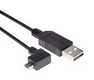 USB CABLE, A PLUG-MICRO B R/A PLUG/19.7"