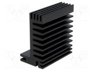 Heatsink: extruded; TO220; black; L: 50mm; W: 55mm; H: 31mm; 5.8K/W FISCHER ELEKTRONIK