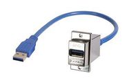 USB CABLE, 3.0 TYPE A PLUG-RCPT, 750MM