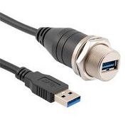 USB CABLE, 3.0 A PLUG-A RCPT, 3.3'