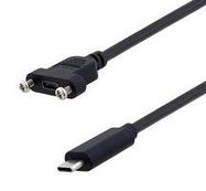 USB CABLE, 2.0, TYPE C PLUG-RCPT, 2M