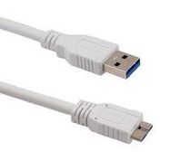 USB CABLE, 3.0 A PLUG-MICRO B PLUG/19.7"