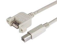 USB CABLE, TYPE A RCPT-TYPE B PLUG, 5M