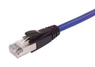 ENET CORD, CAT6A, RJ45 PLUG-PLUG, 15'