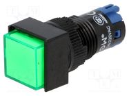 Switch: push-button; Pos: 2; SPDT; 0.5A/250VAC; 1A/24VDC; ON-(ON) ONPOW