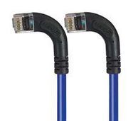 ENET CORD, CAT6, R/A RJ45 PLUG-PLUG, 2'