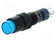 Switch: push-button; Pos: 2; SPDT; 0.5A/250VAC; 1A/24VDC; ON-ON ONPOW