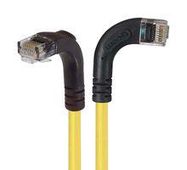 ENET CORD, CAT5E, R/A RJ45 PLUG-PLUG, 1'