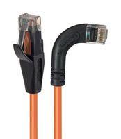 ENET CORD, CAT5E, RJ45 R/A PLUG-PLUG, 5'