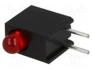 LED; in housing; red; 3mm; No.of diodes: 1; 20mA; Lens: red,diffused KINGBRIGHT ELECTRONIC