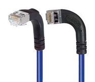 ENET CORD, CAT5E, R/A RJ45 PLUG-PLUG/25'