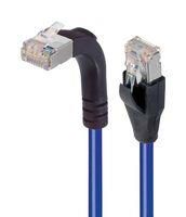 ENET CORD, CAT5E, RJ45 R/A PLUG-PLUG, 5'