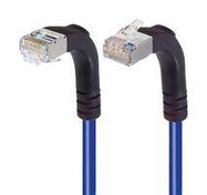 ENET CORD, CAT5E, R/A RJ45 PLUG-PLUG, 1'