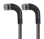 ENET CORD, CAT5E, R/A RJ45 PLUG-PLUG, 1'