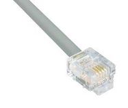 ENET CORD, CAT5, RJ11 PLUG-PLUG, 3'