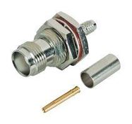 RF COAX CONN, TNC BULKHEAD JACK, 50 OHM