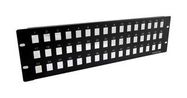 PATCH PANEL, KEYSTONE, 48 PORT, 3U