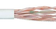 CABLE, NETWORK, C6, 23AWG, 1000', WHITE