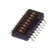 DIP SW, 8CKT, SPST, 0.1A, 6VDC, SMD