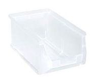 STACKABLE STORAGE BIN, 205X355X150MM/CLR