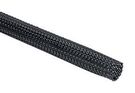 CABLE SLEEVE, BRAIDED, 7MM, BLACK