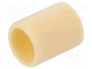 Bearing: sleeve bearing; Øout: 23mm; Øint: 20mm; L: 10mm; yellow IGUS